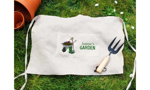 Personalised Gardening Waist Apron